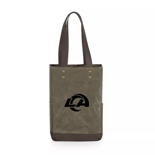 Picnic Time Los Angeles Rams Insulated Wine Cooler Bag, Green