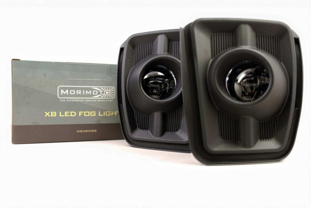 Morimoto XB LED Fog Light Plug and Play Complete Replacement Housing Assembly: Type Ram Vertical (Set/Black) | LF291
