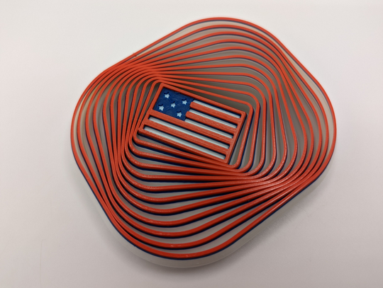 Surprisingly Satisfying Fidget Toy For Fourth Of July American Flag