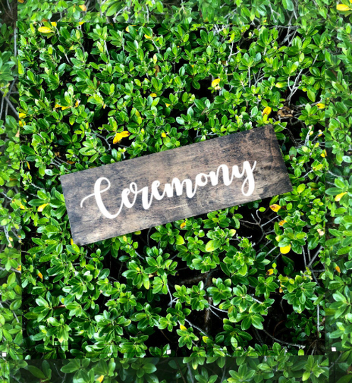 Ceremony Sign, Decal, Signs For Wedding, Wedding Diy Decals, Decal Wedding Sign, Decals, Wedding, Ceremony