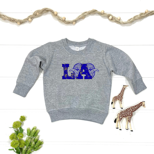 Los Angeles Football Toddler Sweater | Youth Vintage La Pride Shirt Sports Fan