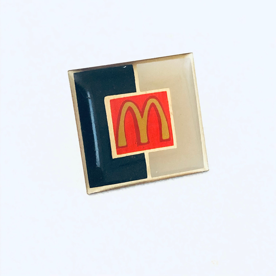 Vintage Mcdonald's Golden Arches Logo Lapel Pin, Enamel Pinback, Coke, Mcnuggets, Big Mac, Ronald, Hamburglar, Usa, 90S