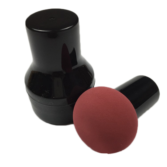 Mushroom Head Shape Blender Foundation Contour Base Powder Puff Makeup Tool - wine red