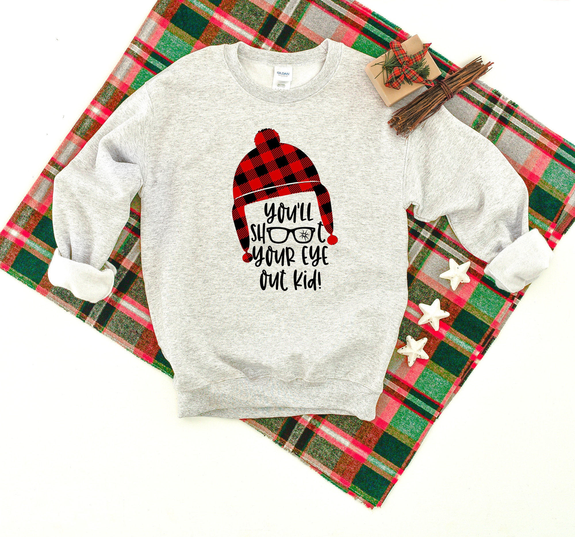 Christmas Movie - Heavy Blend Crewneck Sweatshirt, Funny Sweater, Saying Humor, Xmas Crew