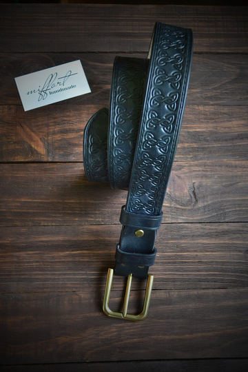 Mens Leather Belt, Handmade Belt, Western Festival Belt