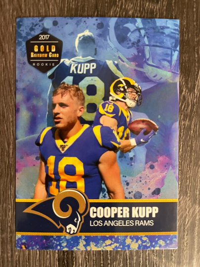 Cooper Kupp 2017 Gold Rainbow Nfl Rookie Cards - Los Angeles Rams Mint Condition