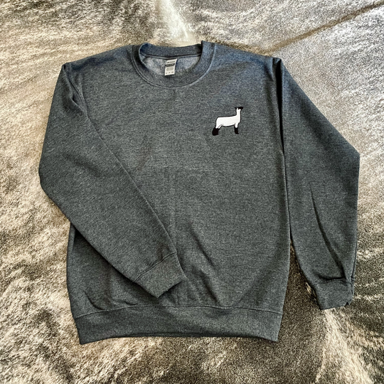 Custom Embroidered Livestock Crewneck