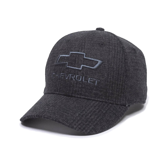Hat - Chevrolet Wool Blend Embroidered Men's Adjustable Ball Cap