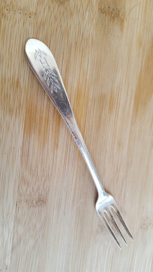 Vintage Collectible The H Hotel Seafood/Cocktail Fork 6" By International Silver
