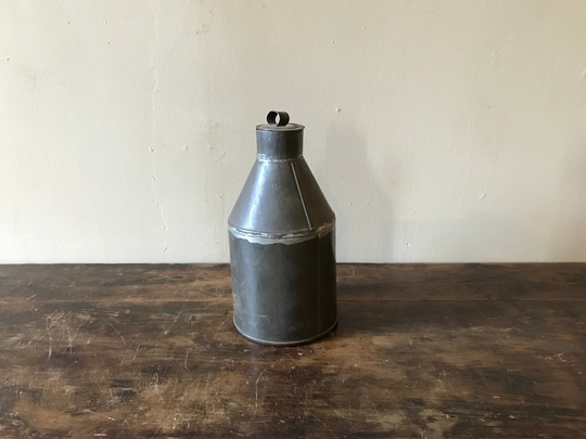 Tin Tea Canister, American, C. 1840