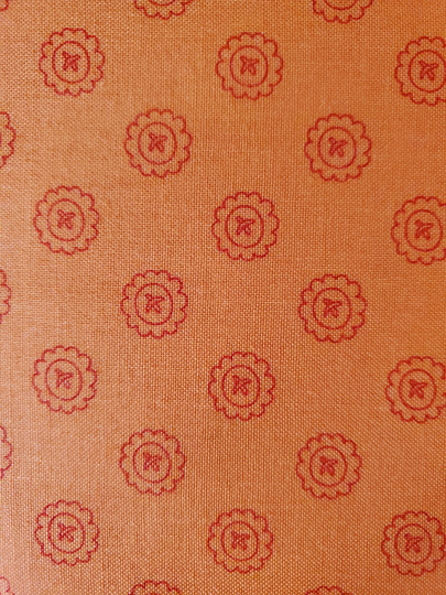Spellcasters Garden Orange Halloween Blender Fabric From Maywood Studio. All Cotton. Priced Per 1/2 Yard