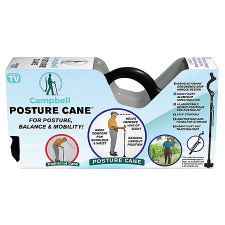 Campbell Posture Cane - 1.0 ea