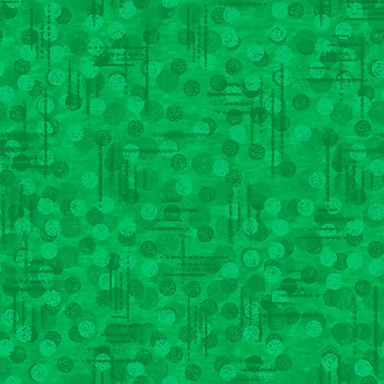 Kelly Green Tonal Texture Blender Jot Dot Ii By Blank Fabrics 44 Inches Wide 100% Cotton Quilting Fabric Bq-9570-62