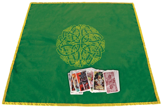Celtic Labyrinth Cloth Beautiful Velvet Multi-Purpose Cloths Are Ideal For Altars, Divination Practice, Ritual, Meditation