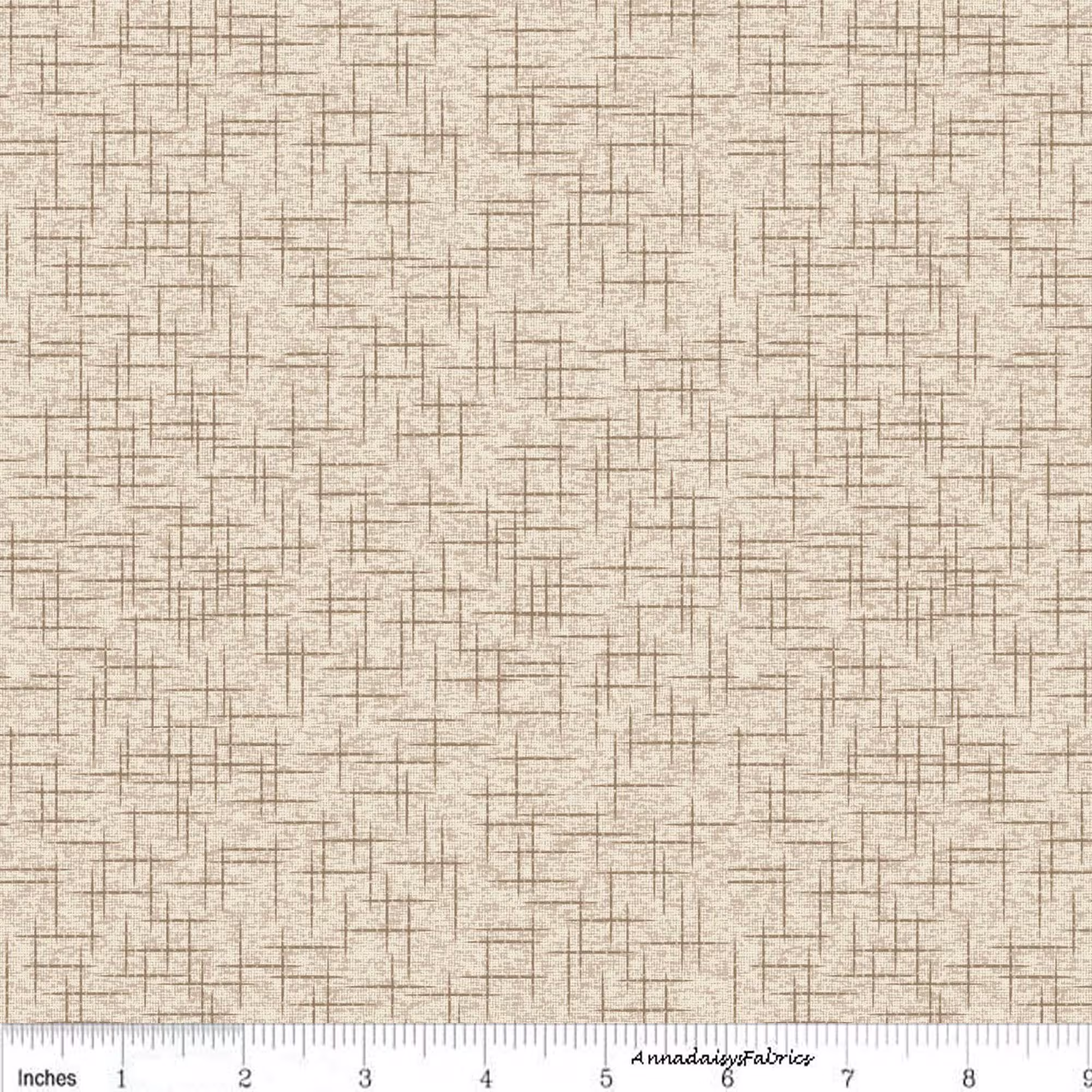 Taupe & Tan Sketch Fabric, Maywood Studio Kimberbell Basics 9399-T, Tone On Quilt Fabric By The Yard, 100% Cotton, Blender