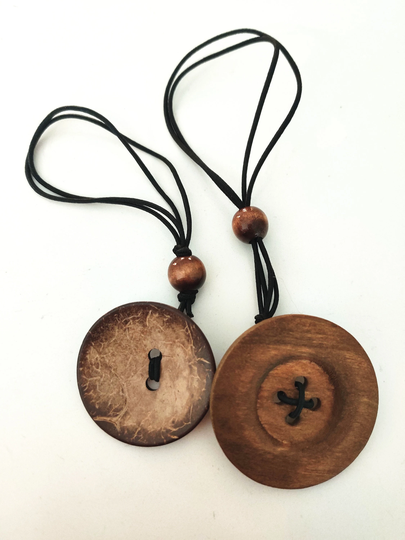 Wood Or Coconut Button Style Loc Ties, Dread Dreadlock Beads, Boho Tie, Jewelry, Viking Tie