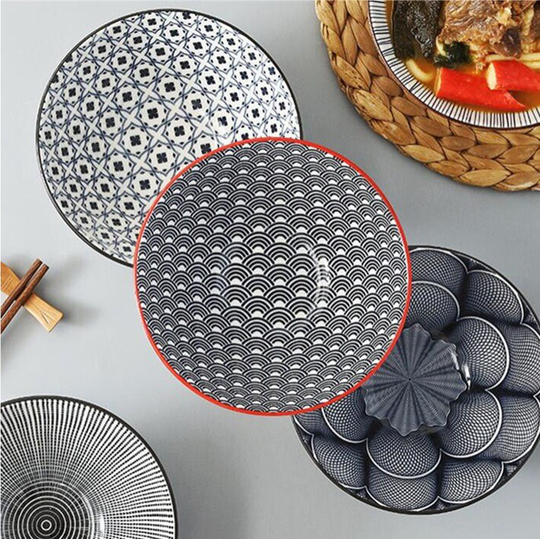 Japanese Style Ceramic Ramen & Soup Bowl | Rice Kitchen Decoration Oriental Kitchenware Housewarming Gifts