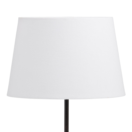 White Cotton Linen Accent Lamp Shade - 20"-24" by World Market