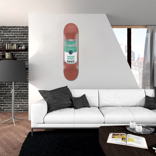 Andy Warhol Chicken Soup Skateboard Art Andy Pop - Pro-Grade Maple Skateboards Wall Decor