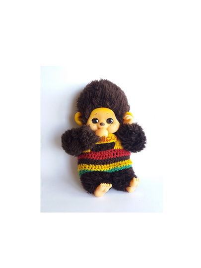 Monchhichi Toho Daisuke まごころの人形 Bussan Japan Sleeping Eyes 14Inch Tall