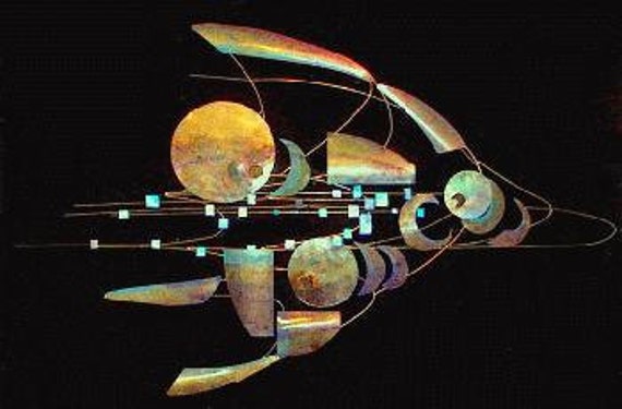 Cosmic Fish Wall Sculpture