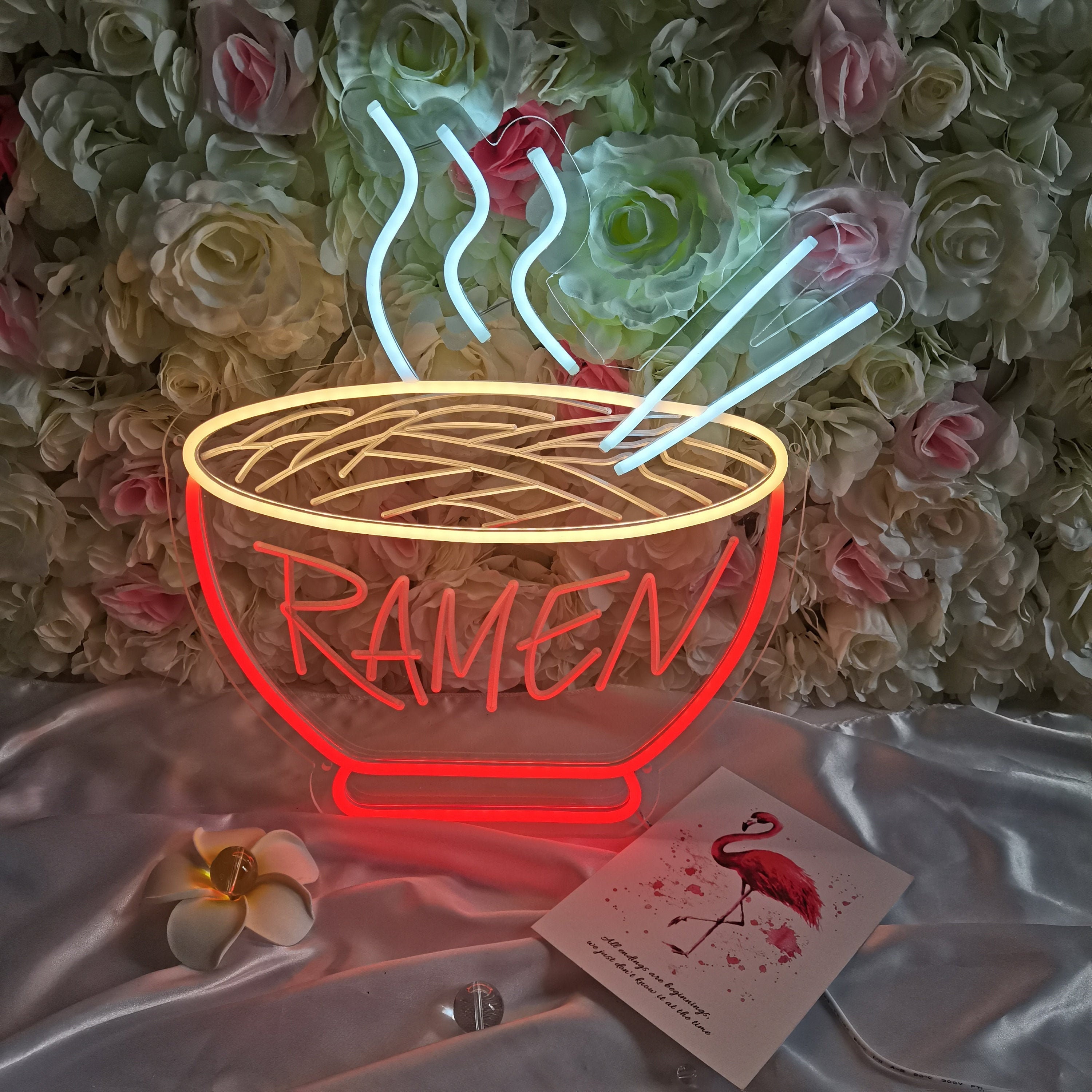 Ramen 5V Usb Led Neon Sign, Custom Sign, Anime Neon, Kitchen Signs, Sushi Sign, Kitchen Decor, Restaurant Decor, Shop Sign