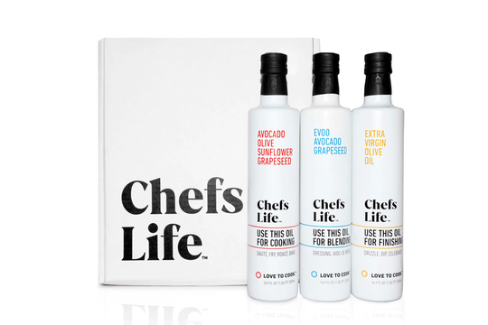 Chefs Life 3-Pack 16.9 Avacado/Grapeseed/Olive/Sunflower Oil Blend | CLTRIO