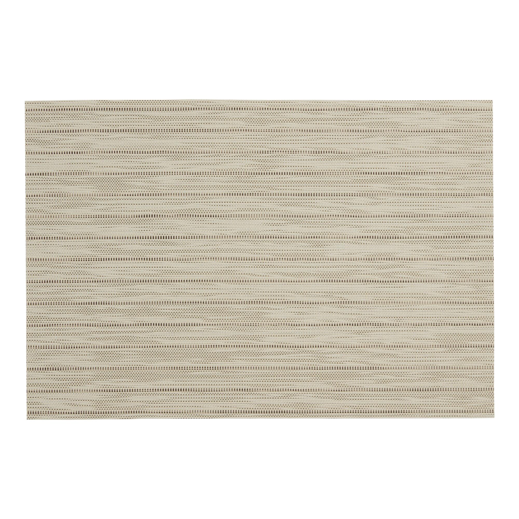 Natural Woven Vinyl Placemats Set of 2 - Polyester - Small by World Market