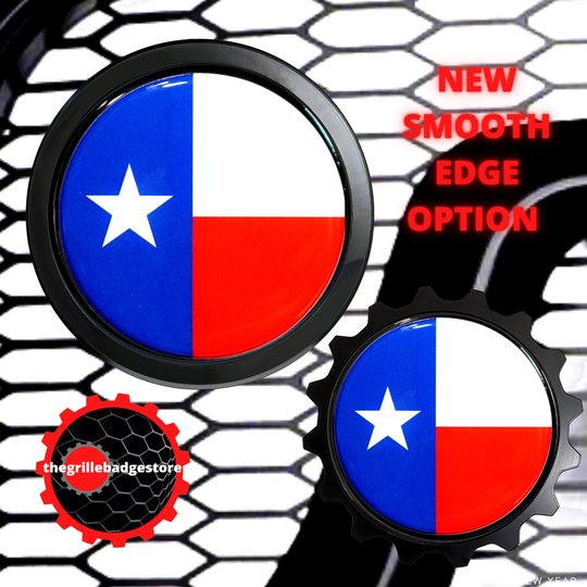 Texas Color Aluminum Metal & Resin Grille Badge Black Finish - Fitsdodge Ram Truck For Gas Oil Dodge Fans Mancaves Lover 4x4