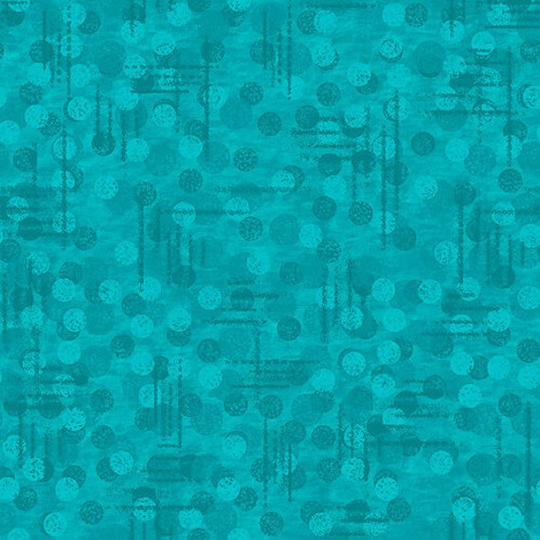 Teal Tonal Texture Blender Jot Dot Ii By Blank Fabrics 44 Inches Wide 100% Cotton Quilting Fabric Bq-9570-76