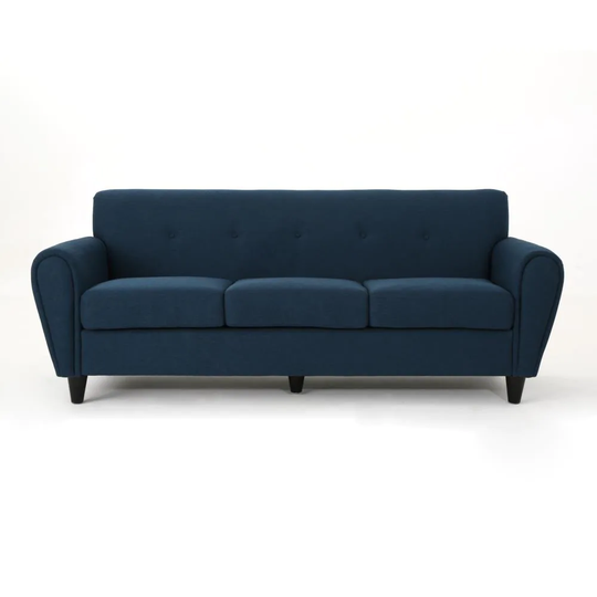 Best Selling Home Decor Emilia Modern Navy Blue Polyester/Blend Sofa | 303963