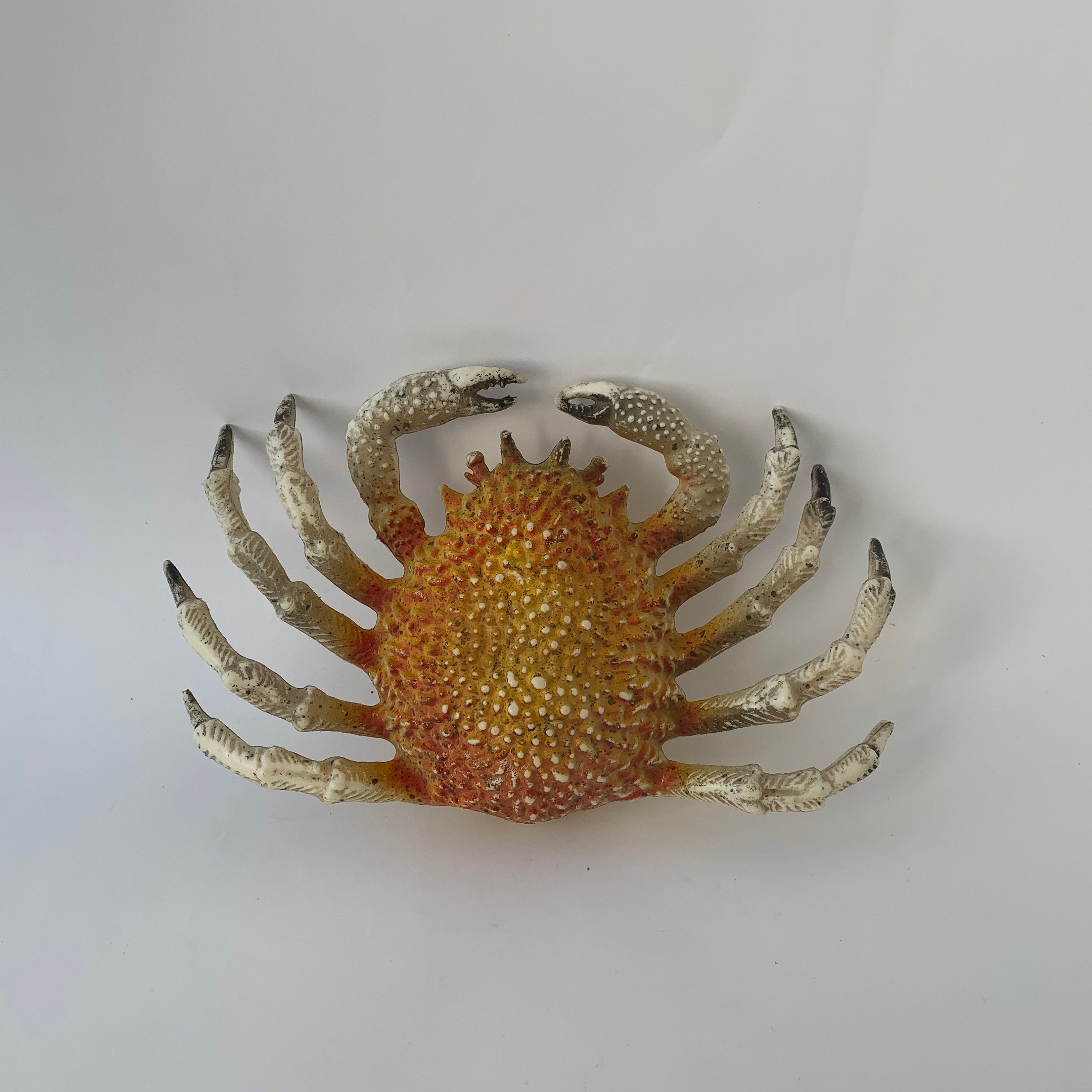Big Crab, Toy, Copy Of The Original Crab, Props, Decor, Dummy, Seafood Store, Storefront, Vintage, Study Guide Fishing Institutes"