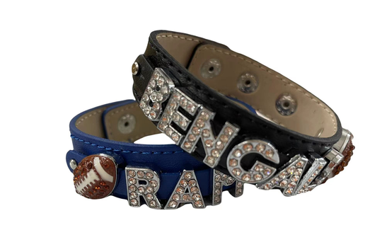 Super Bowl 2022 Cincinnati Bengals Vs. Los Angeles Rams/Name Bracelet Gift For Her/ Football Mom Sports Fan Jewelry