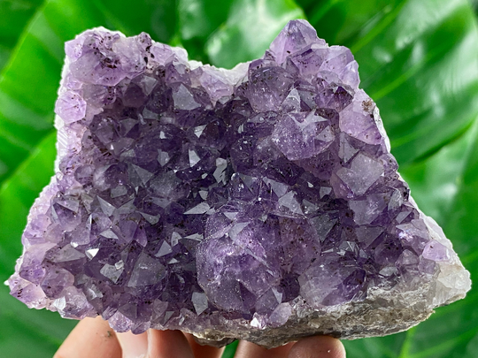 Large Purple Amethyst Crystal Wiyh Calcite Form Brazil, Amethyst Crystal, Quartz, Cluster, Specimen, Purple Crystals, Amethyst Cluster