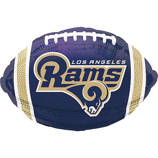 Rams Football Mylar, Charger Balloon, Balloon., Party, Birthday Super Bowl Party