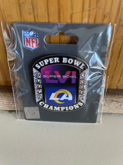 Rams Champions Ring Pin Hat Lapel Collector
