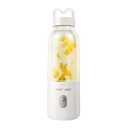 Portable 500ml Electric Juicer Fruit Blender Mixer Rechargeable Extractor Bottle - white, 1
