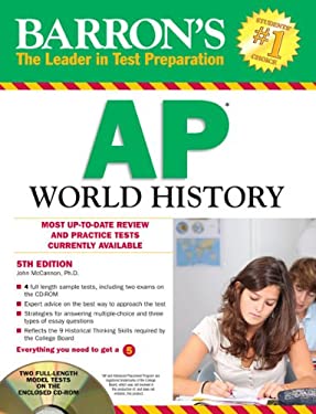 Barron's AP World History with CD-ROM, 5th Edition by John McCannon