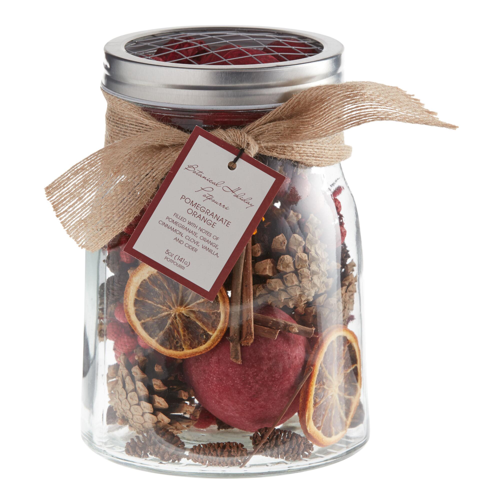 Pomegranate & Orange Potpourri Jar: Multi by World Market