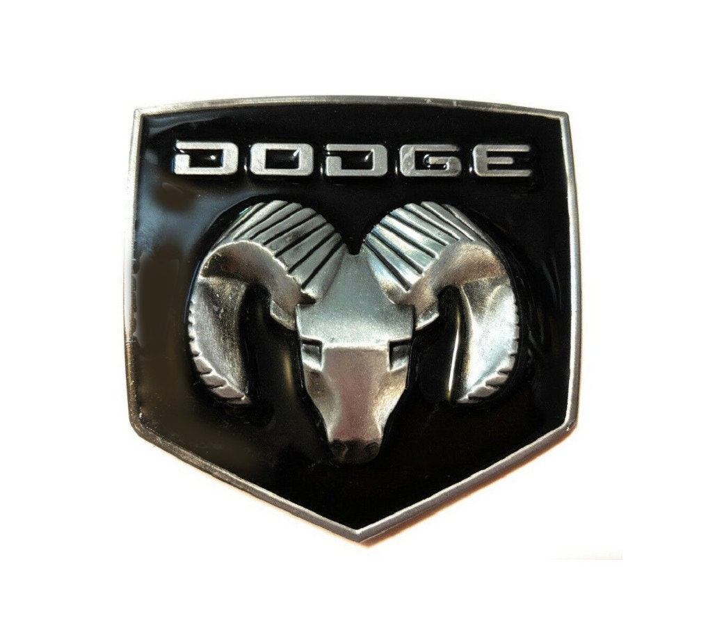 Vintage Dodge Ram Belt Buckle - Logo Tough Cool Gifts For Him Men Guys Truck Car Lover Parts Black