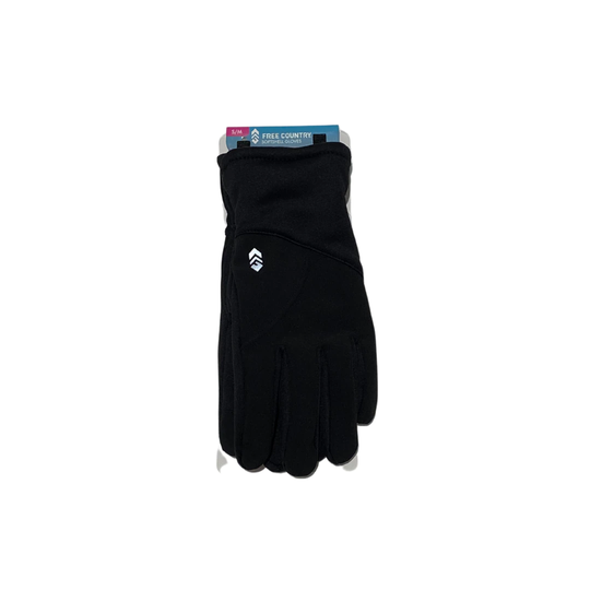 Free Country Female Nylon Blend Winter Gloves, Large/x-large (1-Pair) in Black | YY-WG13058