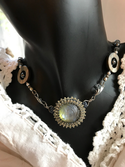 Janet Bocciardi Necklace Sterling Glass Bead | Sale Price