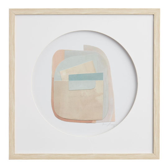 Color Structure II by Emma Scarvey Framed Wall Art: Multi - Wood - Small by World Market