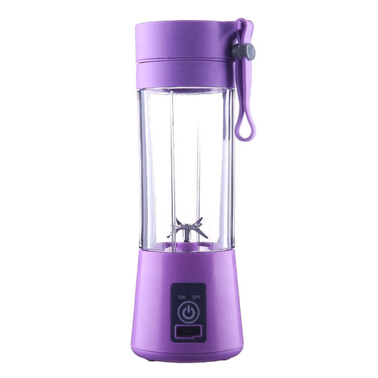 13-Ounce USB-Rechargeable Fruit Blender - Purple