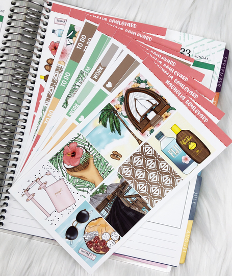 Bora Weekly Planner Sticker Kit Perfect For Your Erin Condren Life Planner