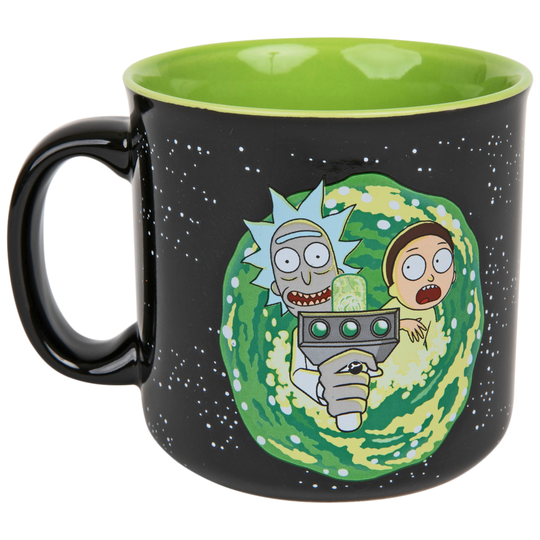 Rick and Morty Ram Portal Floor 20oz Ceramic Camper Mug
