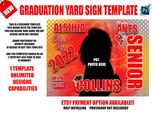 Graduation Yard Sign Template