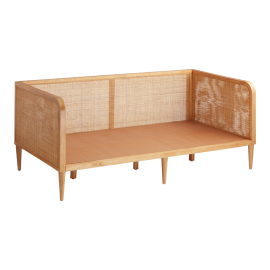 Rattan Cane and Wood Kira Daybed Frame by World Market
