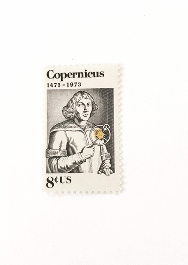 10 Unused Vintage Copernicus Postage Stamps/Nicolaus Black & White 8 Cents Scott 1488