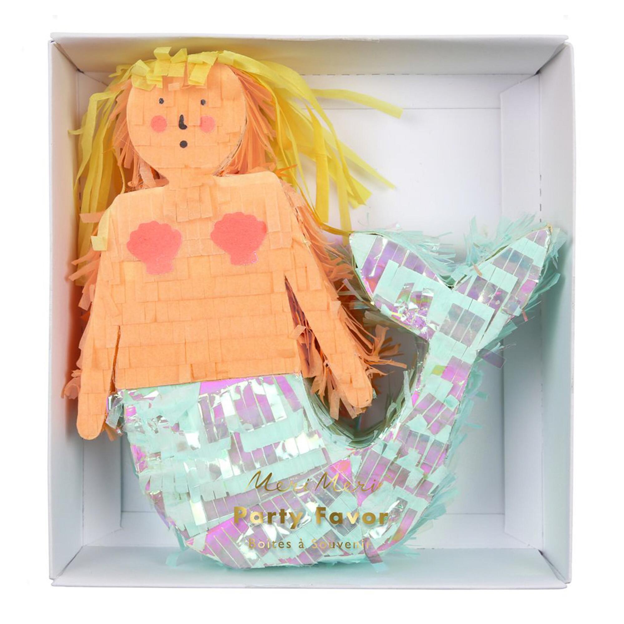 Meri Meri Mermaid Pinata Party Favor: Multi - Paper by World Market